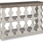 Havalance - Console Sofa Table - Gray / White