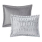 King/Cal King Back Print Long Fur Comforter Mini Set