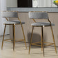 Set of 2, 26'' Counter Height Bar Stools - Grey