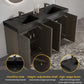Galan 60" Smoked Bathroom Vanity