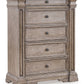 Blairhurst - Five Drawer Chest - Light Grayish Brown