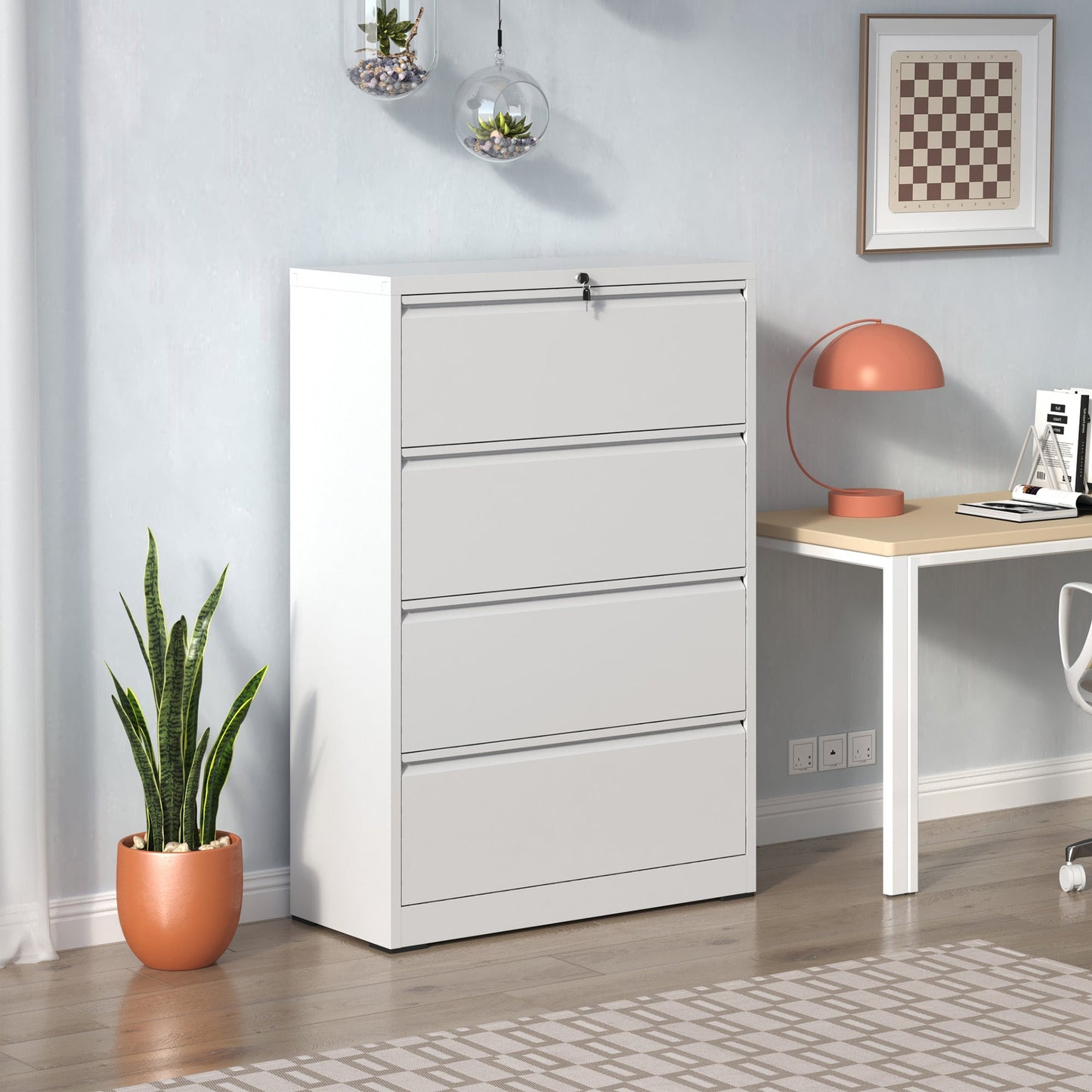 4 Drawer Lateral File Cabinet