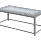 Rectangular Coffee Table with Mosaic Tile Top