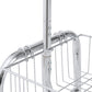 Garment Rack with Basket on Wheels
