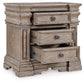 Blairhurst - Three Drawer Night Stand - Light Grayish Brown