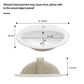21.8 Inch Drop In Bathroom Sink