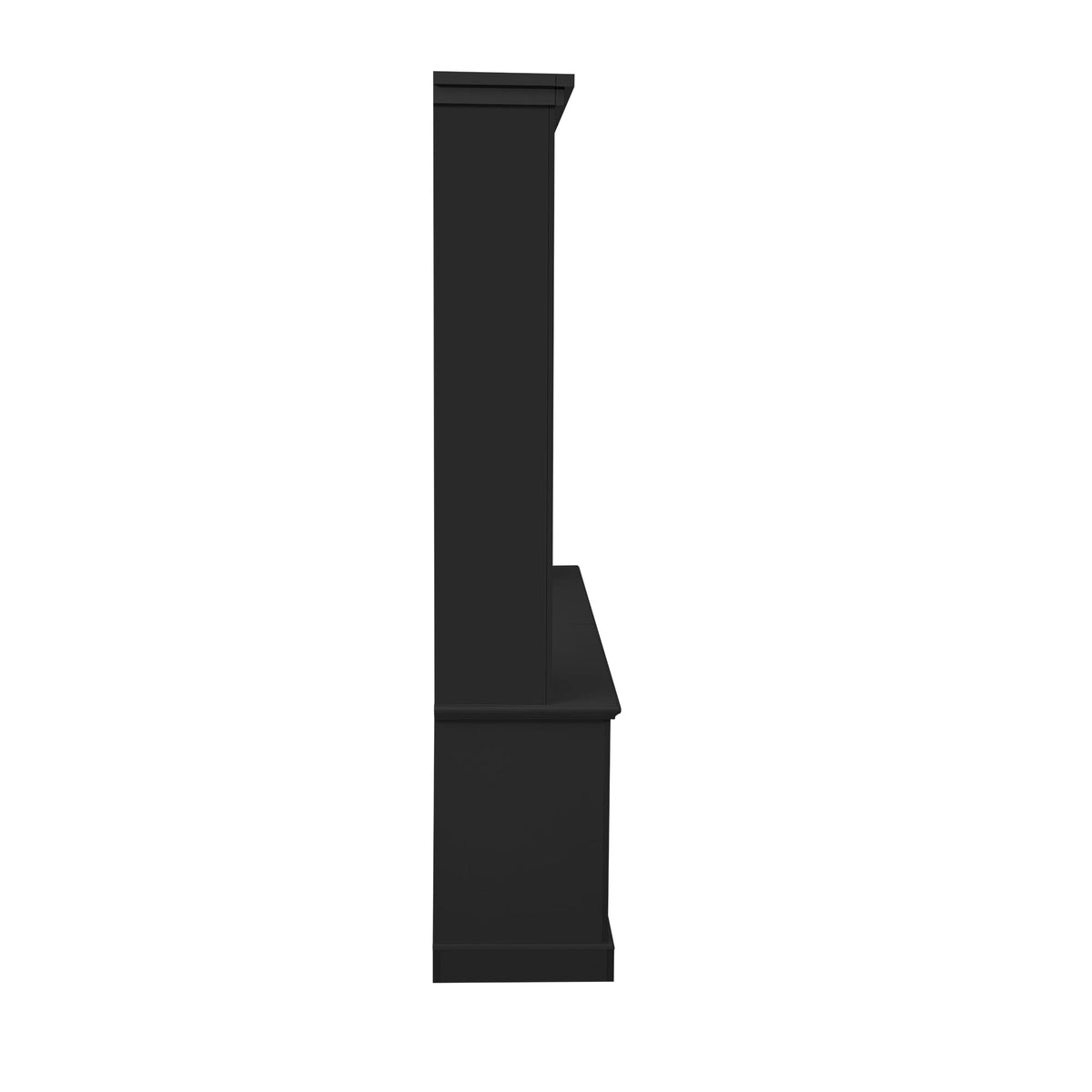 All-in-One Modern TV Stand with Bookcase