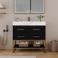 36" Artificial Stone Bathroom Vanity with Ceramic Sink