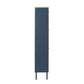 Modern Rattan 3 Door Shoe Rack Cabinet for Entryway
