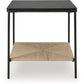 Minrich - Accent Table - Black / Natural