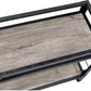 Jorgensen Rustic Kitchen Serving Cart