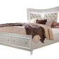 Cross Glam Champagne Queen Bed With LED