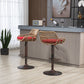 Modern Swivel Bar Stools Set of 2 Adjustable Counter Height Chairs