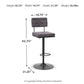 Strumford - Tall Swivel Barstool (Set of 2)