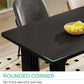 71" Modern Black Dining Table