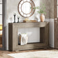 47” Farmhouse Console Table with Storage