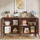 59.74" Modern Rustic Buffet Sideboard Cabinet