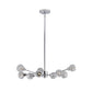 28" Modern Crystal Chandelier With 9 Lights