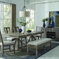 Paxton Place - Bench With Upholstered Seat - Dovetail Gray
