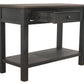 Tyler Creek - Sofa Table - Grayish Brown / Black