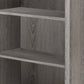 Bookshelf, Bookcase, Etagere, 5 Tier, 48"h, Office, Bedroom