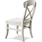 Harola Cross-back Dining Side Chairs in Set of 2, Smoky