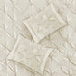 7 Piece Tufted Comforter Set Ivory Cal King
