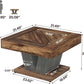 31.5” Square Coffee Table