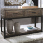Johurst - Sofa Table - Grayish Brown
