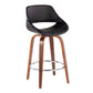 Mid-Century Modern Fixed-Height Counter Stool