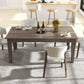 Dining Table - 106.3 in Large Extendable Kitchen Table