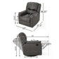 Contemporary Glider Recliner With Swivel Function - view 5