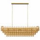 Modern Chandeliers for Dining Room, 54" Large Rectangle