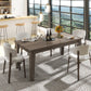 Dining Table - 106.3 in Large Extendable Kitchen Table
