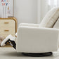 Swivel Rocker Recliner Chair, Teddy Fleece