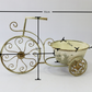 Rustic Bicycle Metal Wire Wall Planter Basket