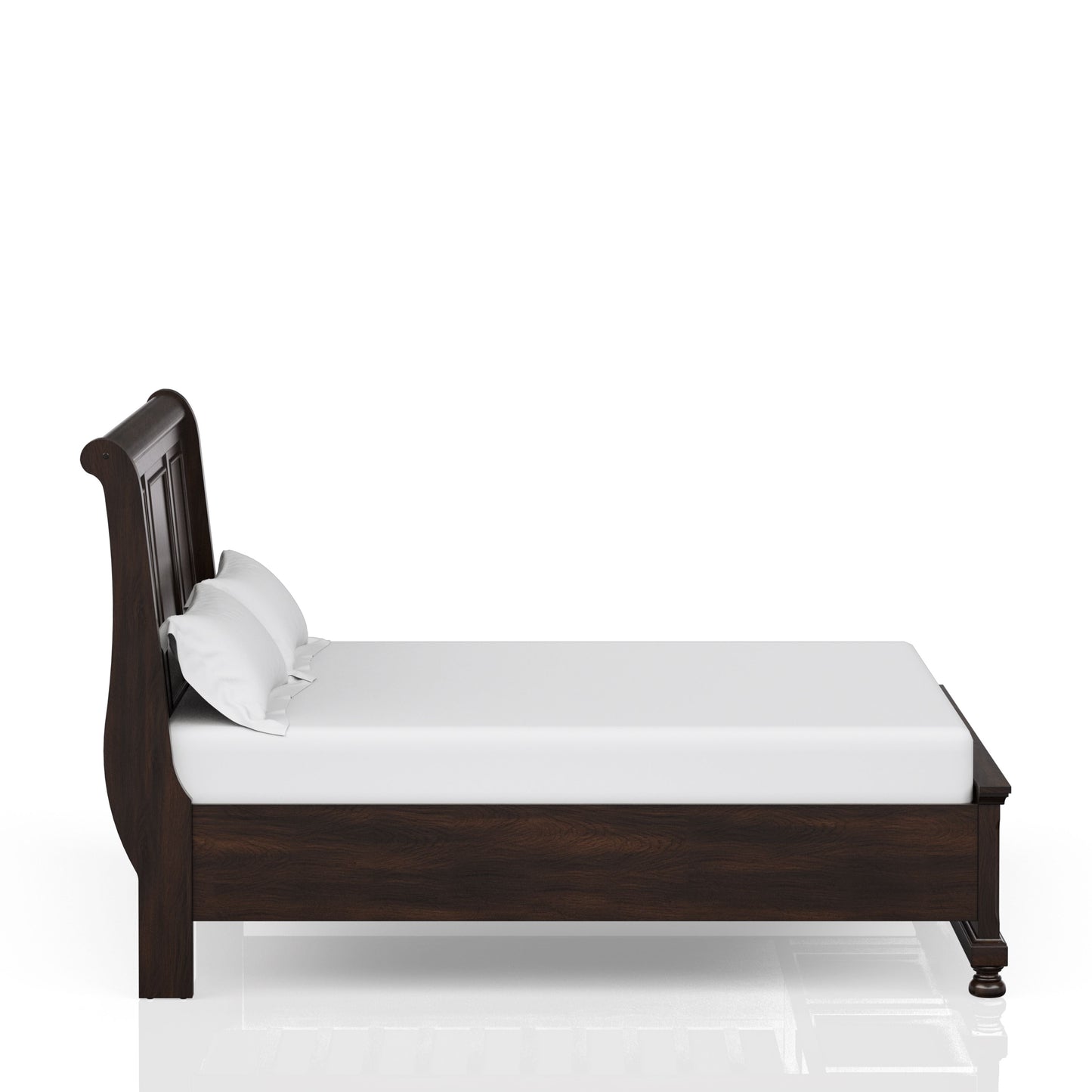 Dark Cherry Queen Storage Bed