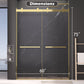 Dual Sliding Frameless Shower Door