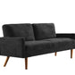 Sofa, European Style With Sleek Design, Modern & Vintage Flair, Upholstered 3 Seater Couch - view 11