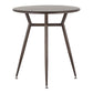 Round Dinette Table in Antique Metal
