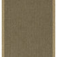 Earth GC_NTL1003 Jute/Black Indoor/Outdoor Area Rug