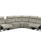 Jayke Top Grain Leather Match Power Motion Sectional Sofa