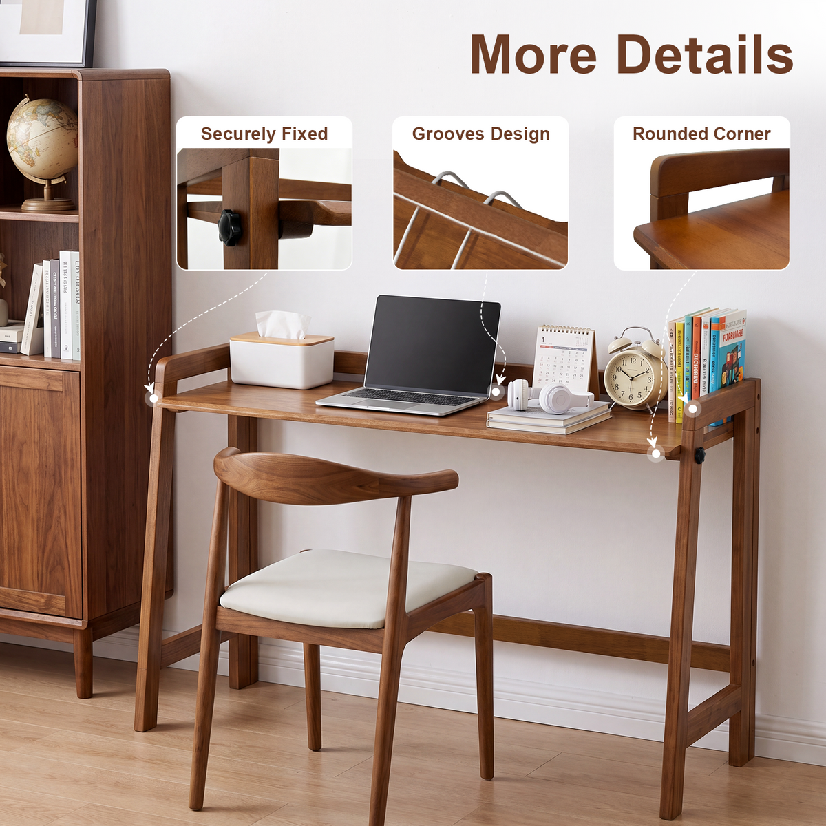 Solid Wood Folding Desk