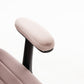 Pink Velvet Criss Cross Armrest Office Chair