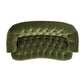 La Rosa Victorian Chesterfield Loveseat, Olive