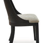 Rowanbeck - Dining Upholstered Side Chair (Set of 2) - Gray / Black