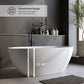 59" Solid Surface Matte Tub