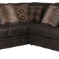 Denali - Italian Leather Match Sectional
