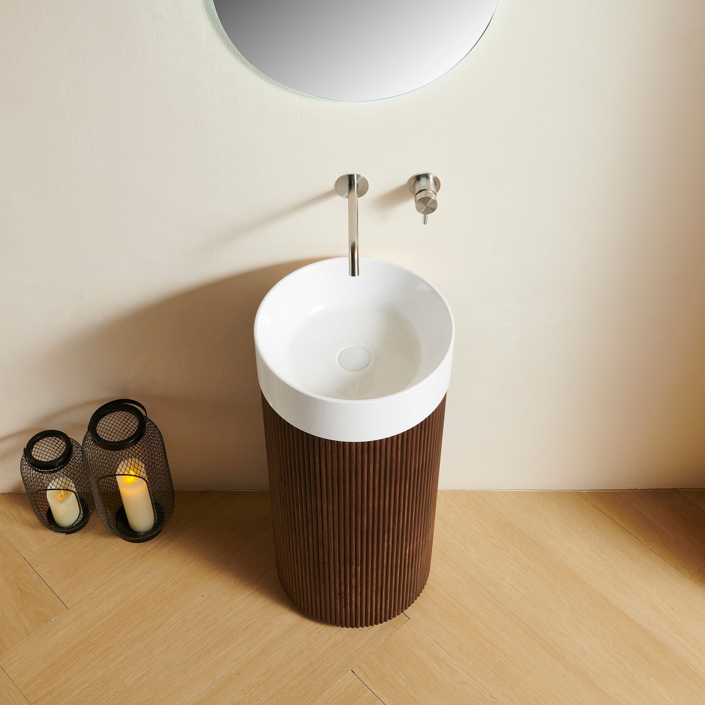 JINBO 16" Freestanding Cylindrical Cabinet