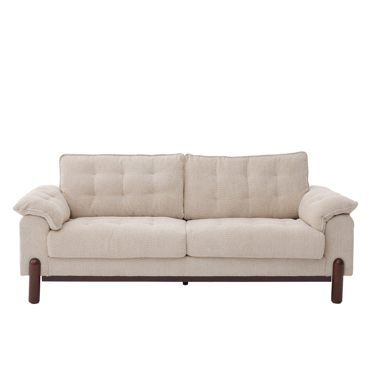83.5 In. 3 Seater Modern Boucle Upholstered Sofa